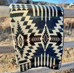 Forest Reversible Southwest Alpaca Throw Blanket