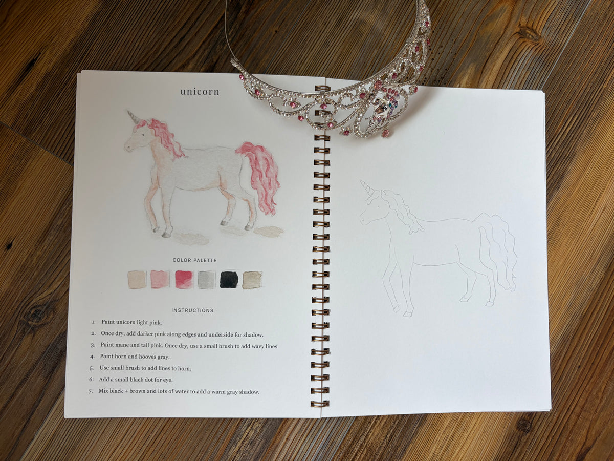 Fairytale Watercolor Workbook