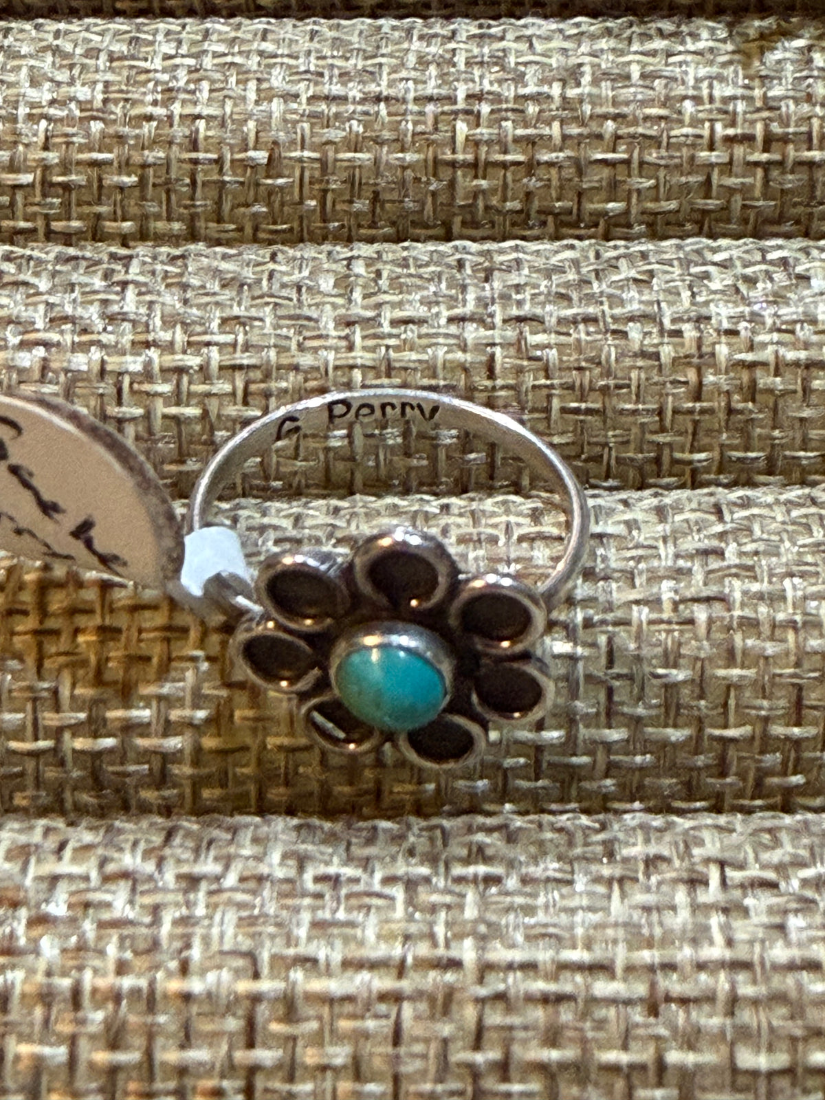 Turquoise Flower Ring