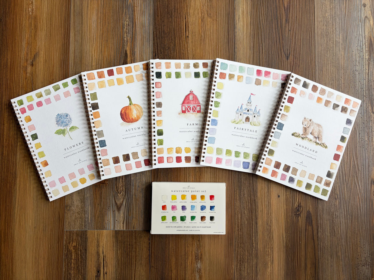 Watercolor Paint/Brush Set