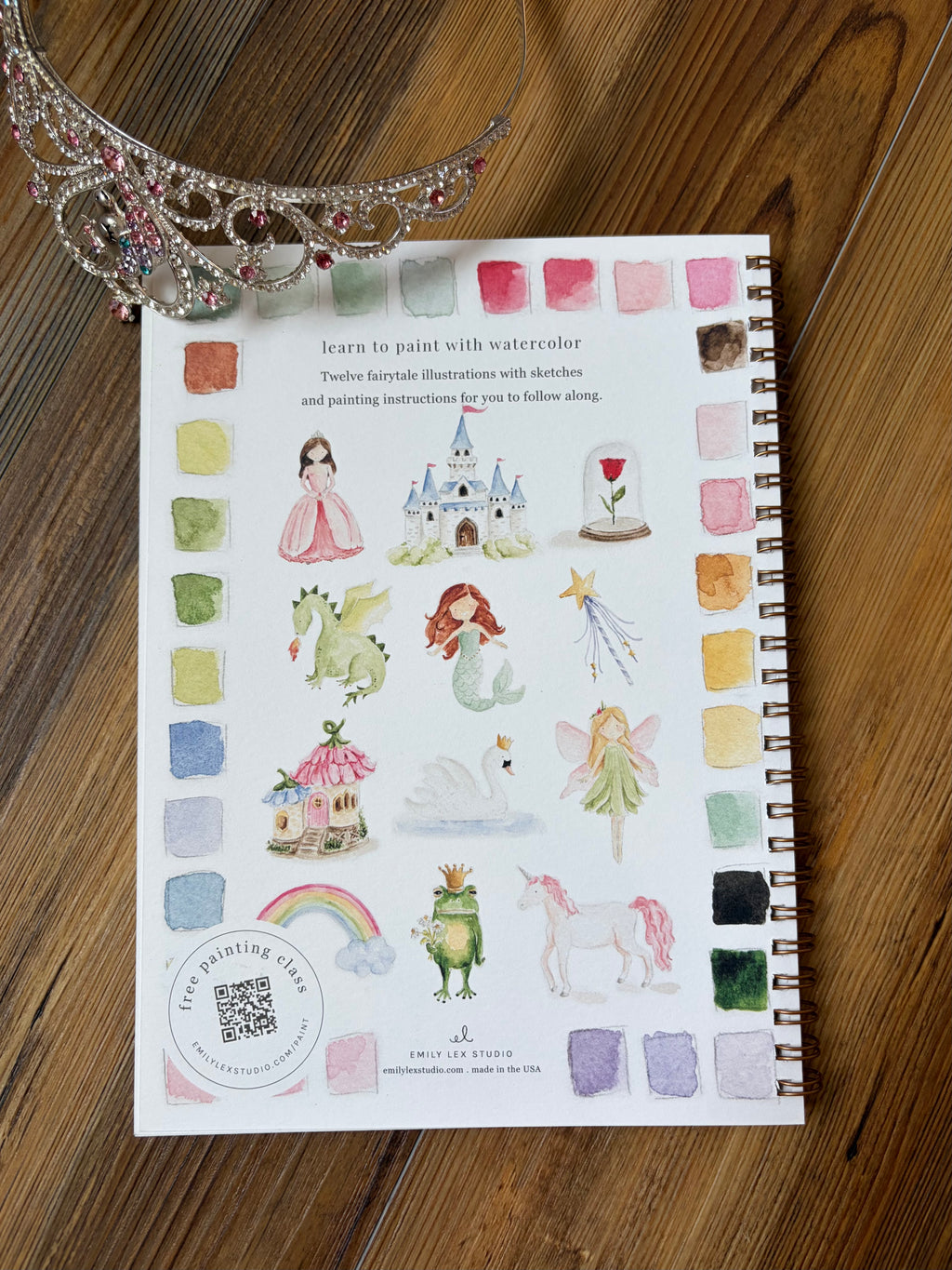 Fairytale Watercolor Workbook