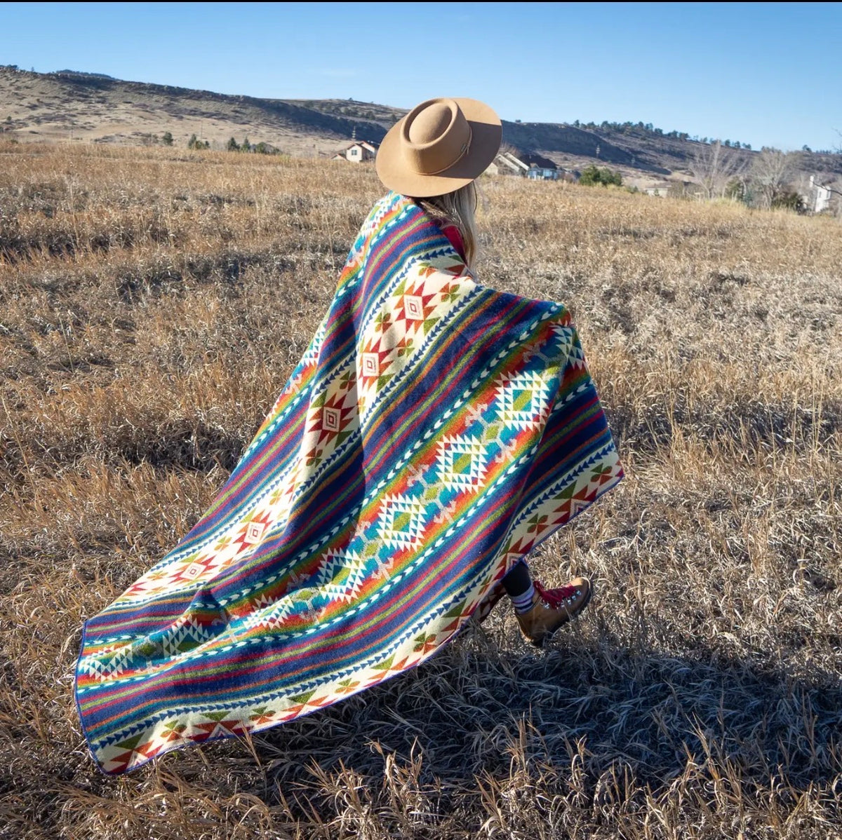 Galapagos Andean Alpaca Wool Blanket