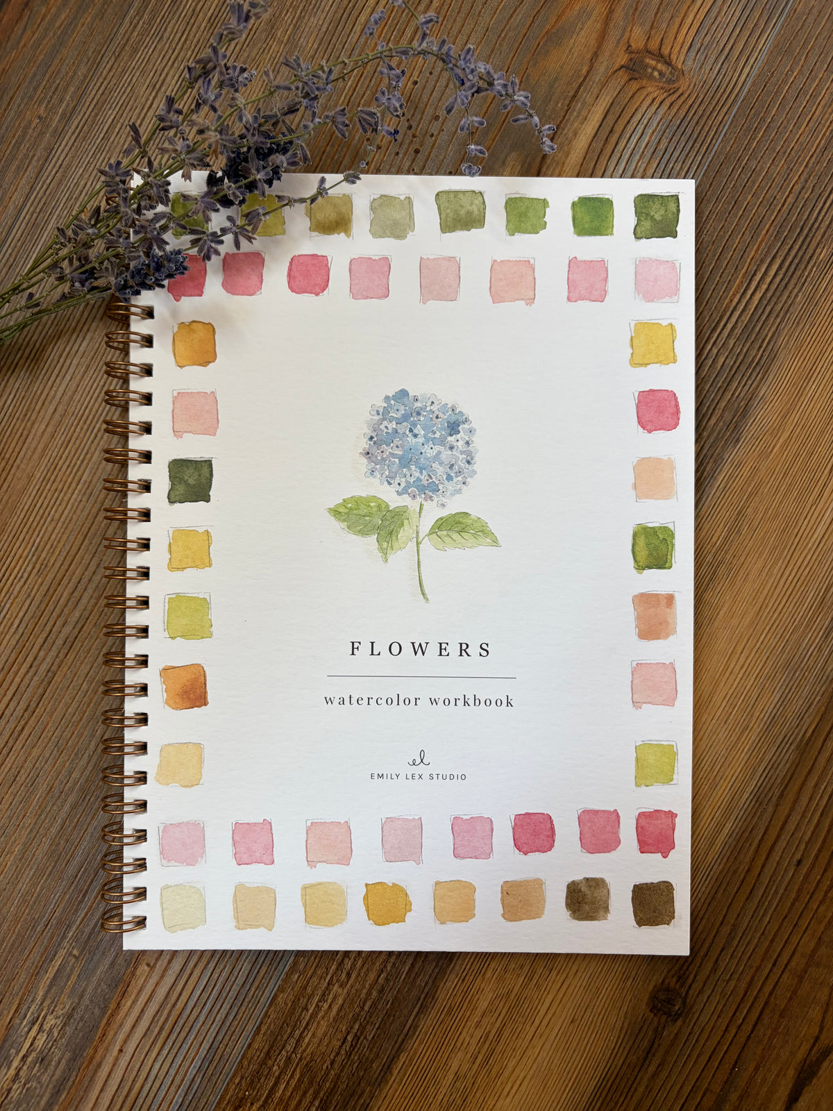 Flowers Watercolor Workbook