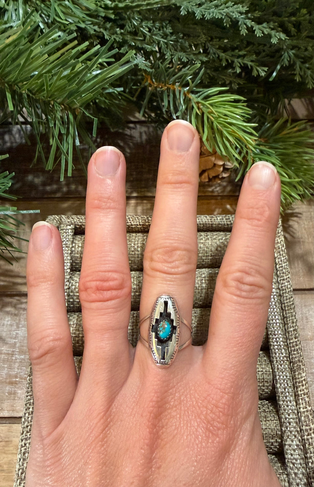 Turquoise Shadowbox Ring