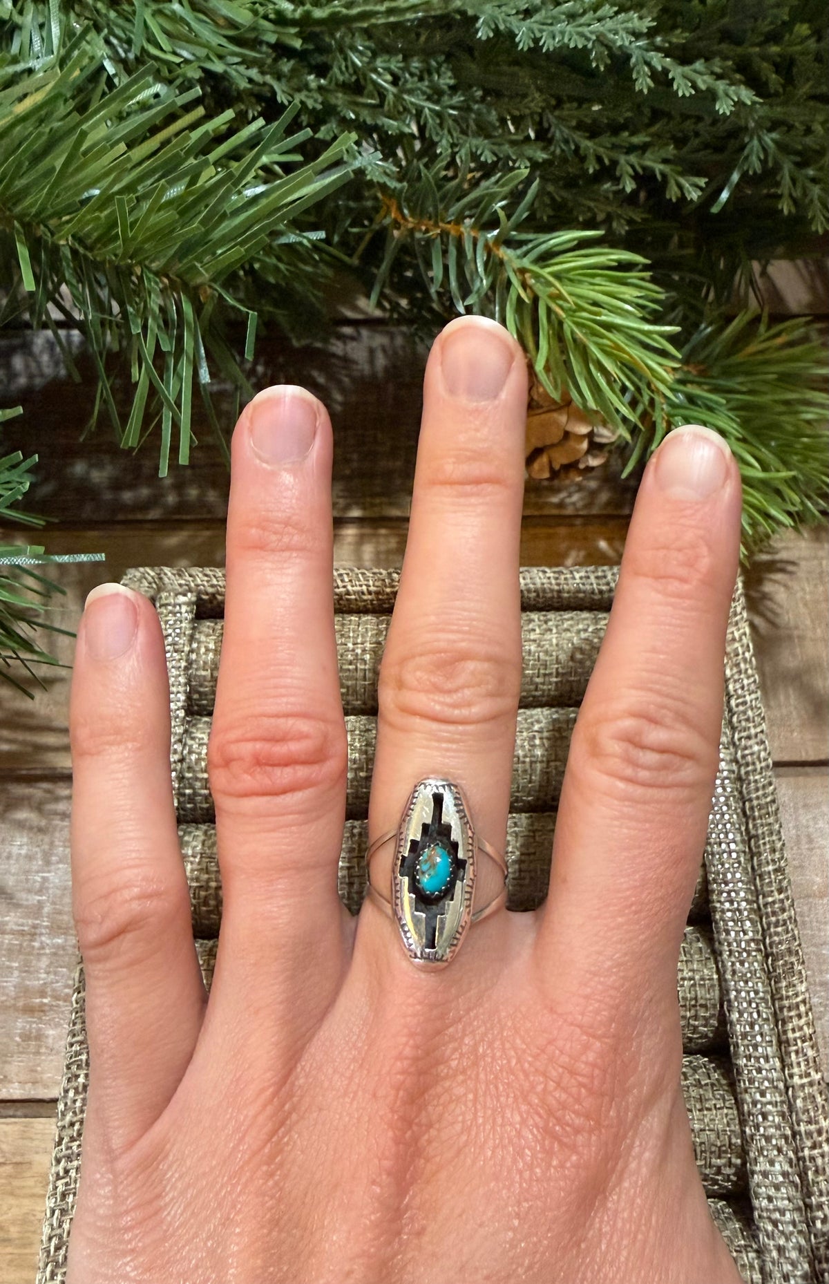 Turquoise Shadowbox Ring