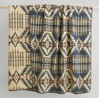 Forest Reversible Southwest Alpaca Throw Blanket