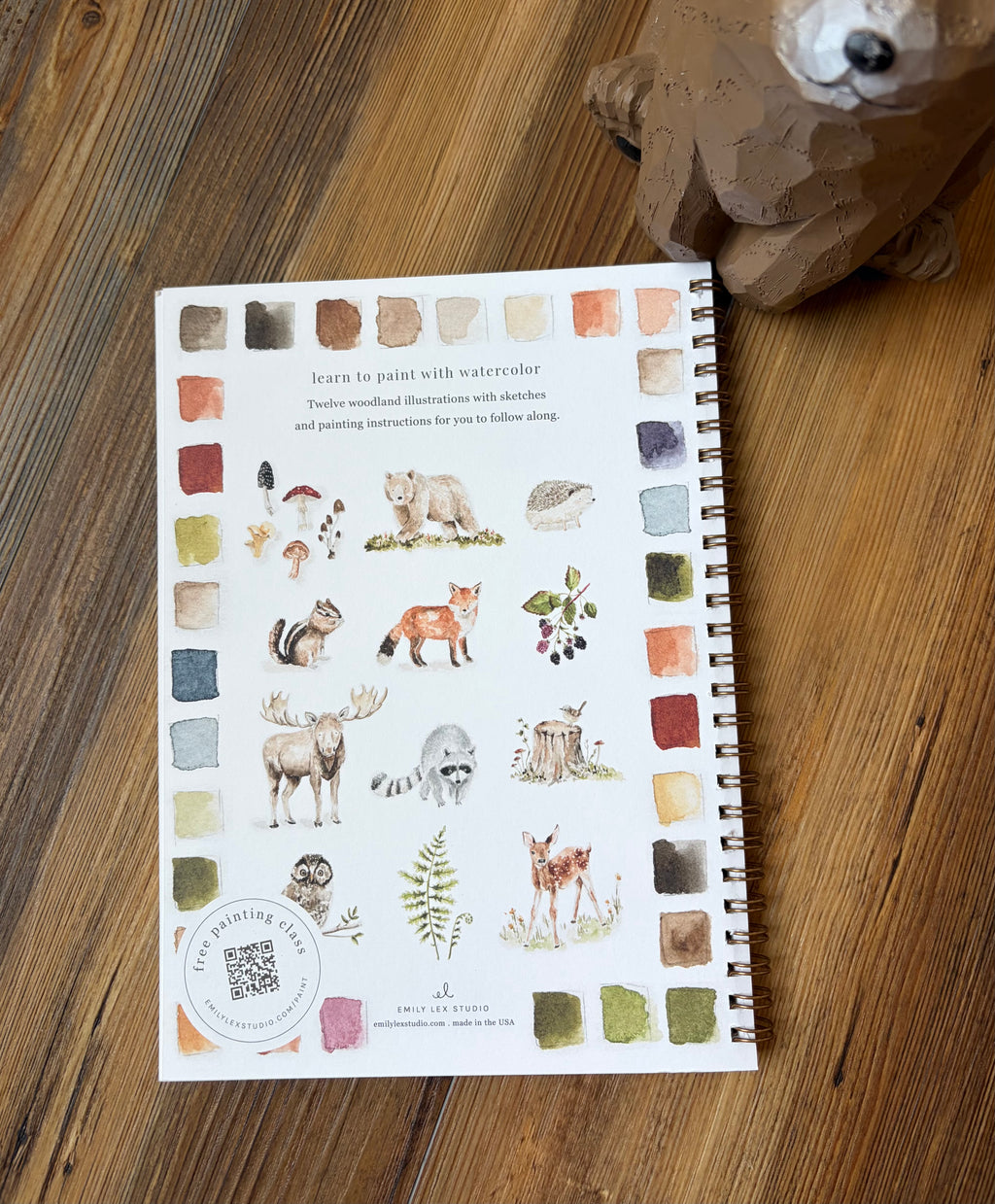 Woodland Watercolor Workbook