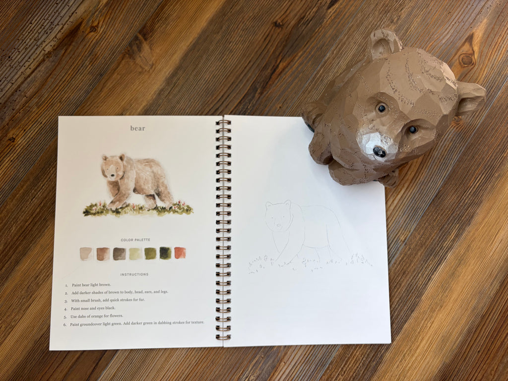 Woodland Watercolor Workbook