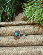 Turquoise Flower Ring