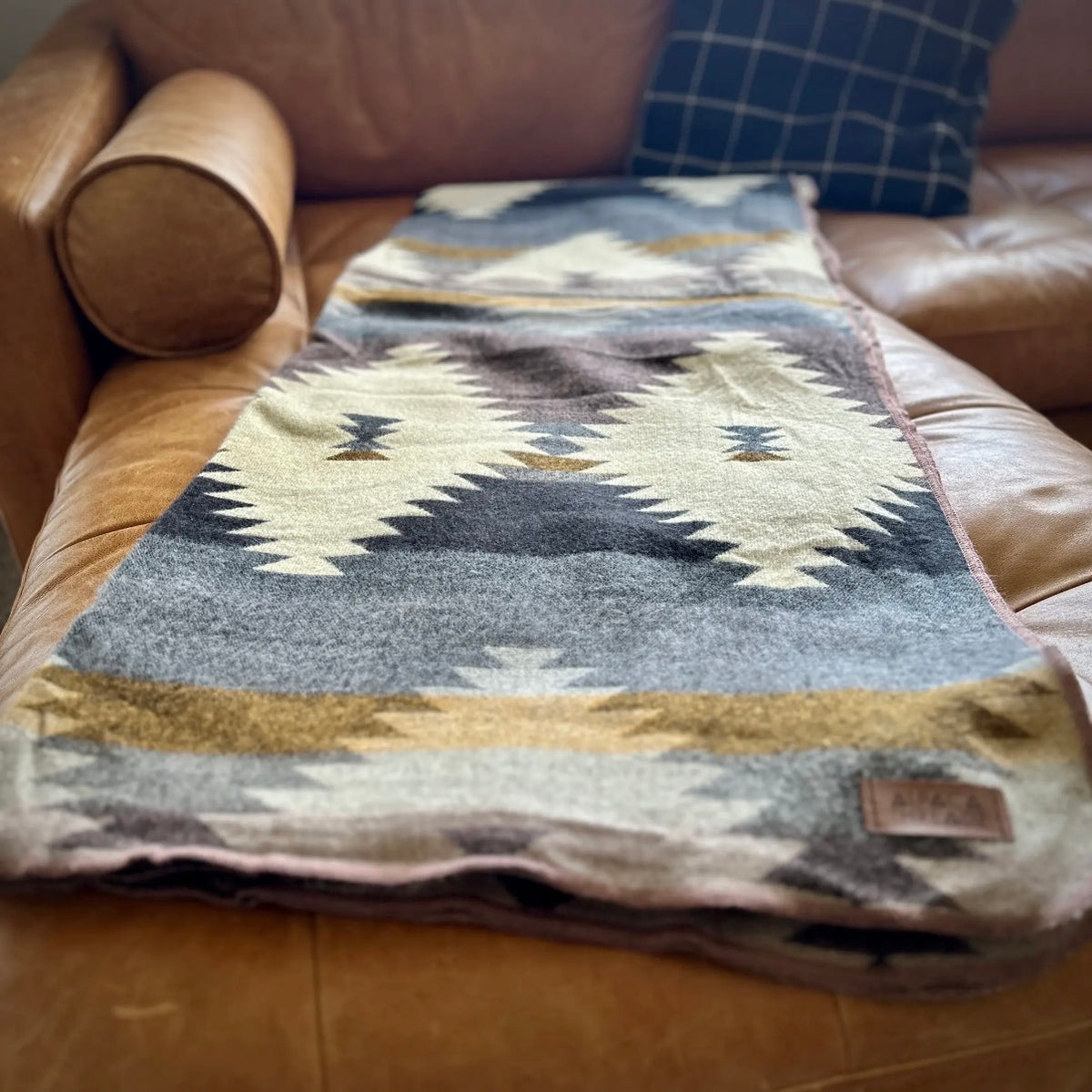 Rocky Andean Alpaca Wool Blanket