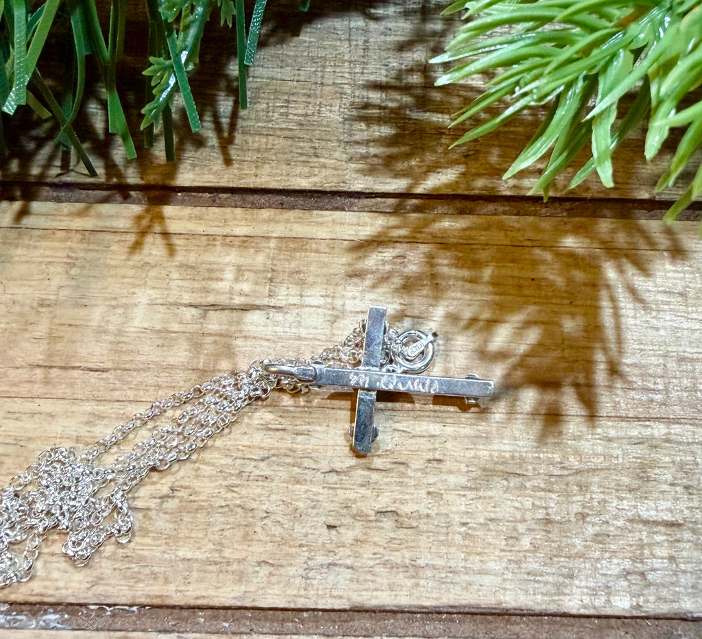 Turquoise Cross Necklace
