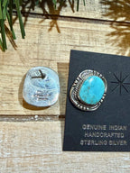 Vintage Kingman Turquoise Earrings