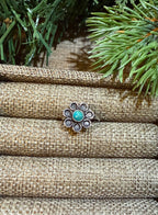 Turquoise Flower Ring