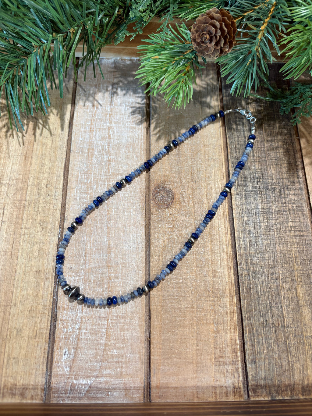 Lapis Beaded Necklace