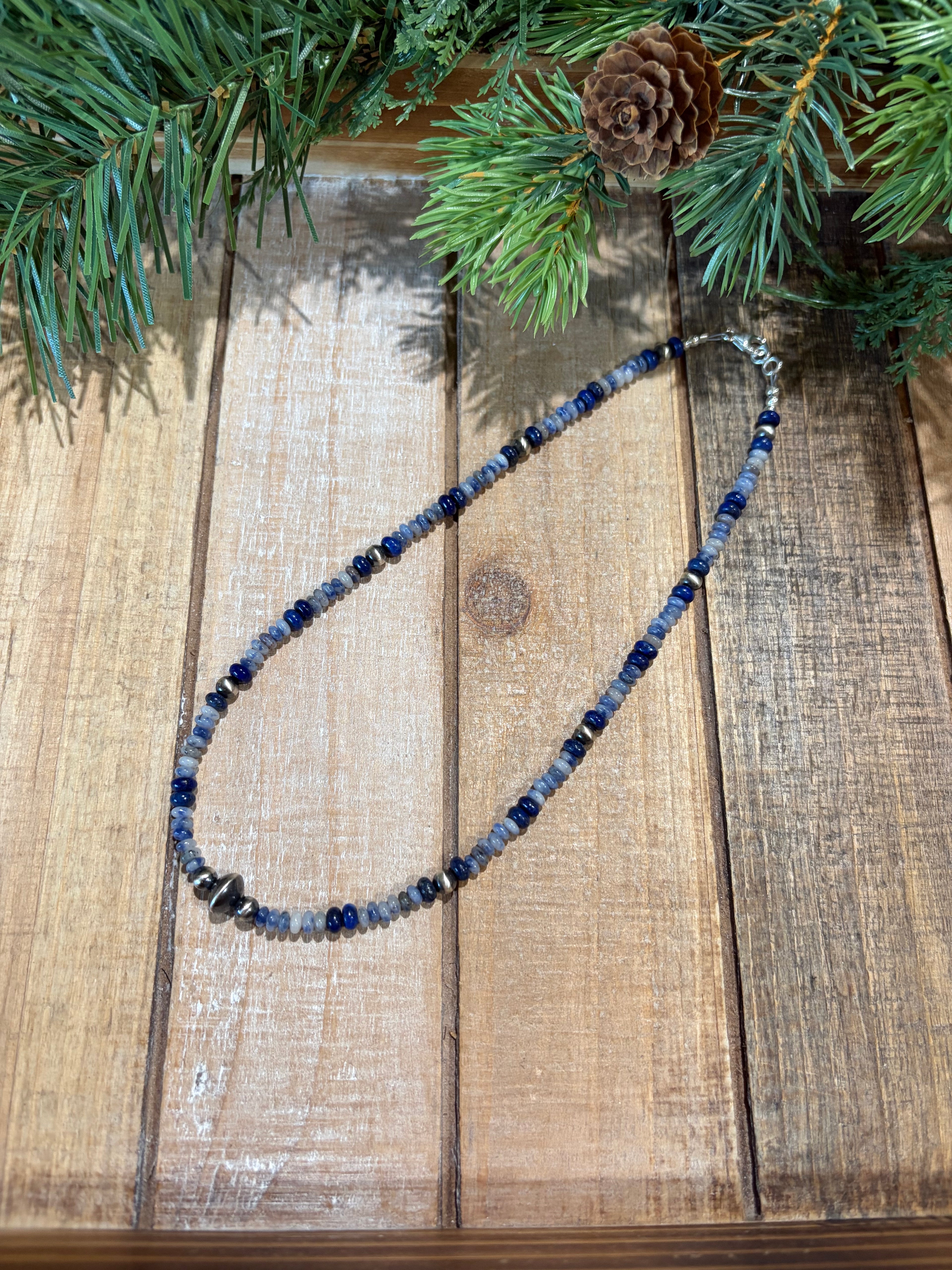 Lapis Beaded Necklace