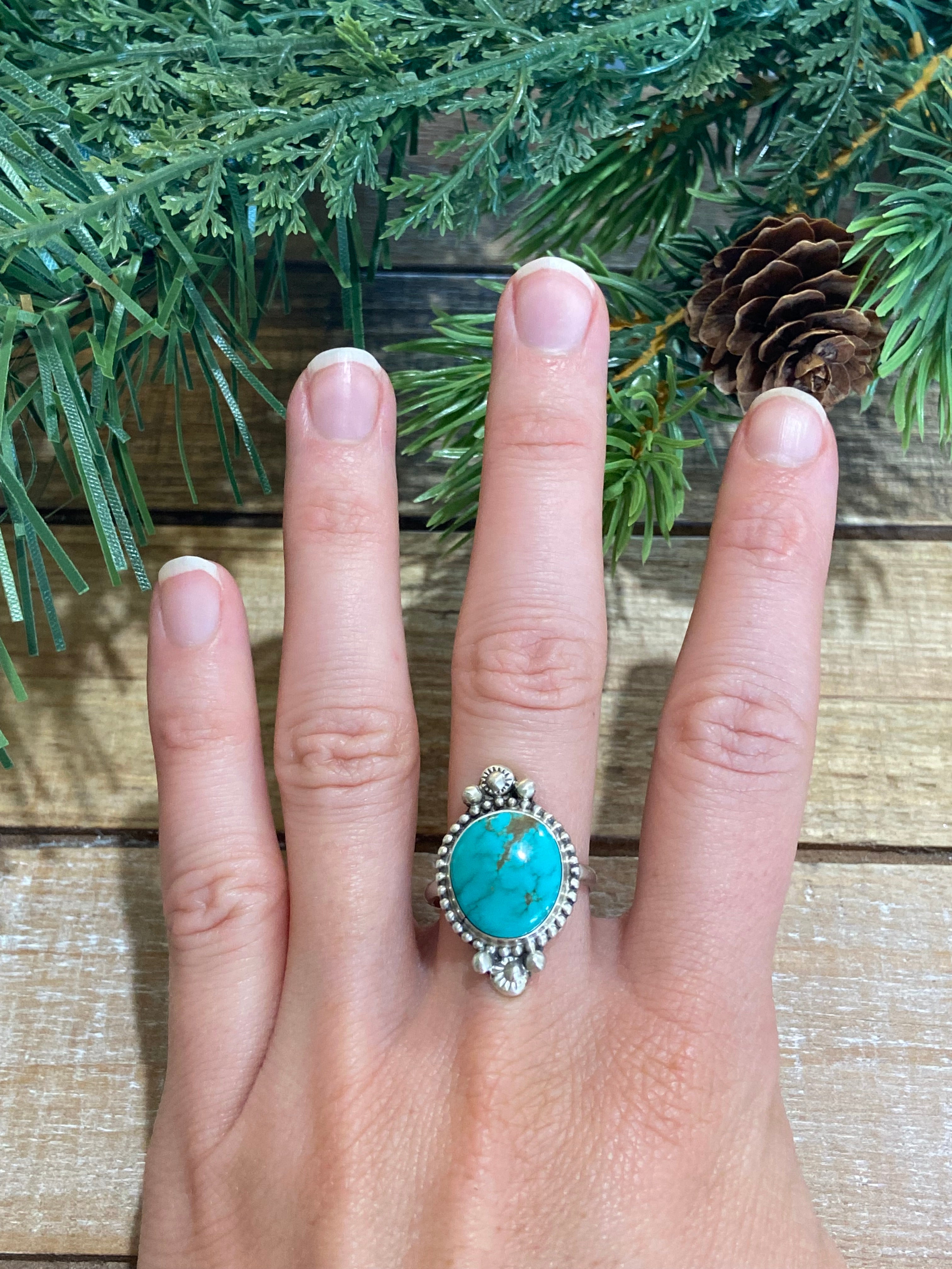 Turquoise & Sterling Silver Ring