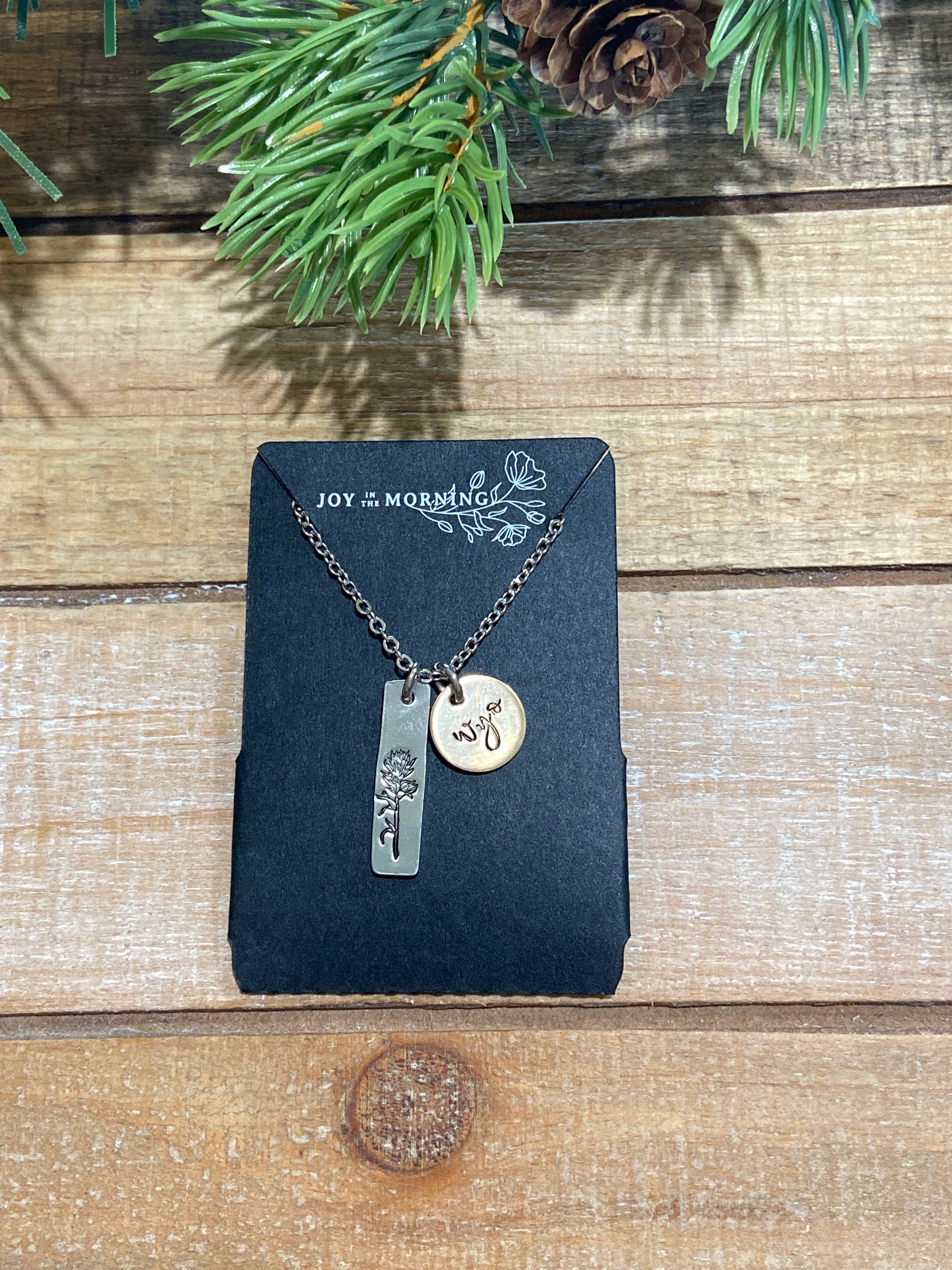 Indian Paintbrush WYO Necklace