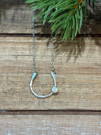 Lucky Opal Horseshoe Necklace
