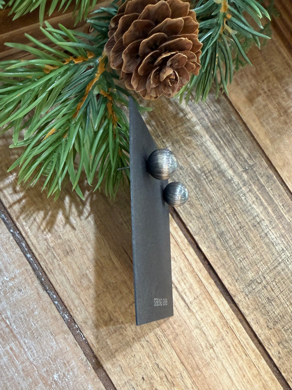 10mm Sterling Silver Bead Stud Earrings