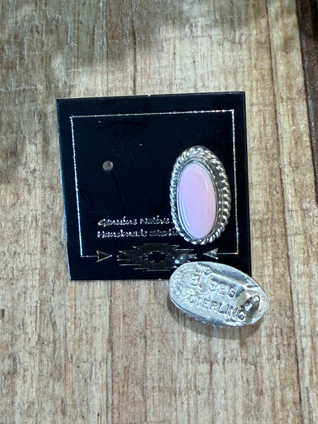 Pink Conch Shell Stud Earrings