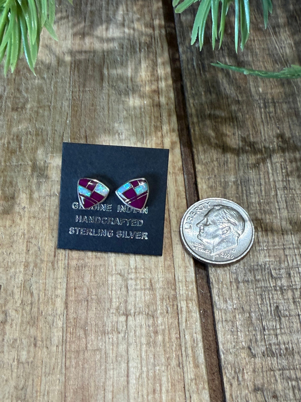 Sugilite & Opal Inlay Stud Earrings