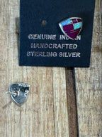 Sugilite & Opal Inlay Stud Earrings