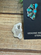 Turquoise Half Cluster Earrings