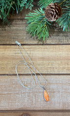 Orange Spiny Oyster Necklace