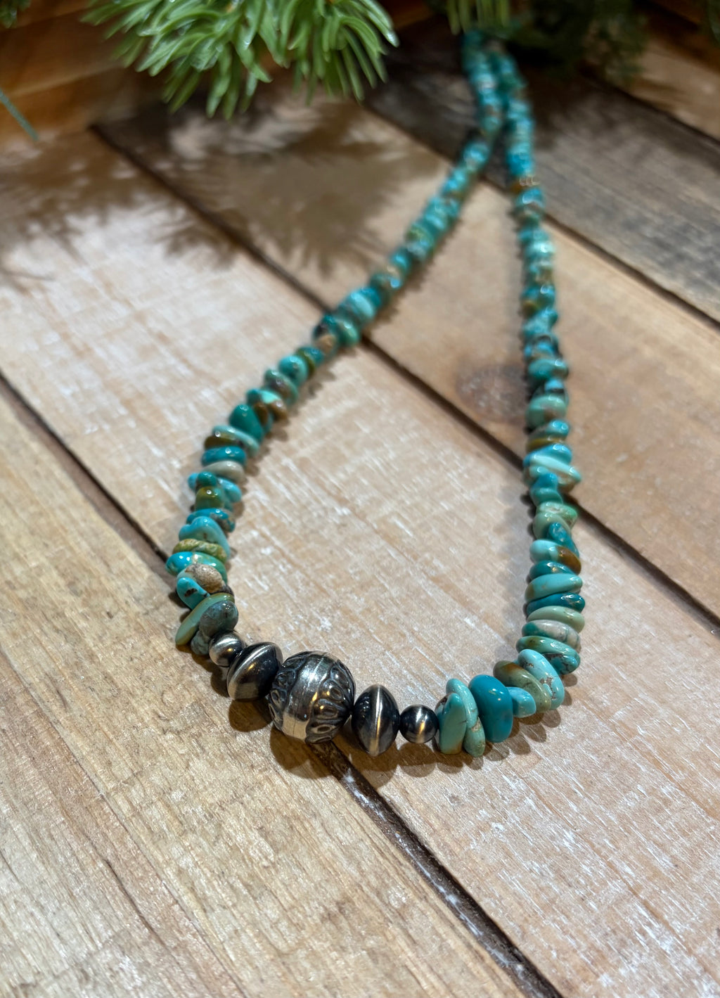 Carico Lake Turquoise Graduated Beaded Necklace